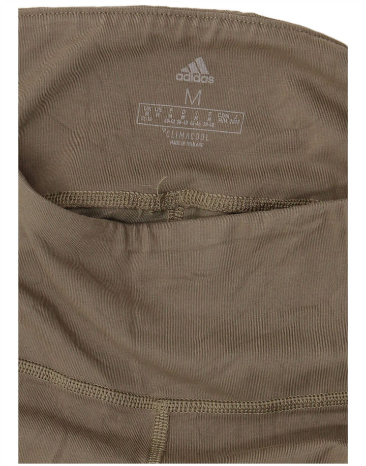 Damskie legginsy Adidas Climacool UK 12/14 Medium Khaki