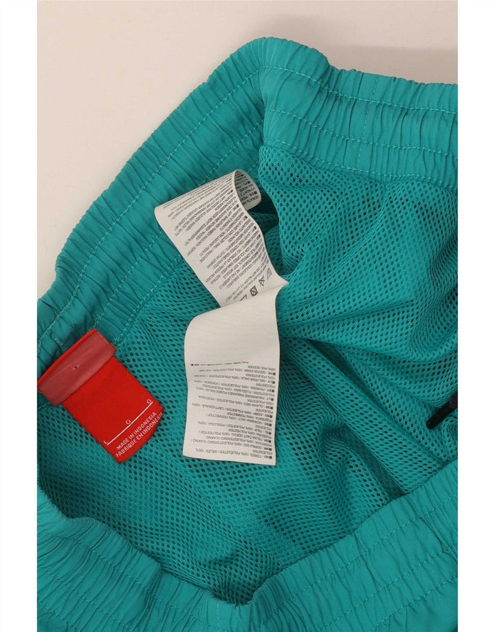 Męskie spodenki sportowe Nike, duże, turkusowy poliester