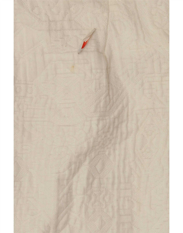 Damska kurtka użytkowa Zara UK 18 XL, biały, geometryczny poliester
