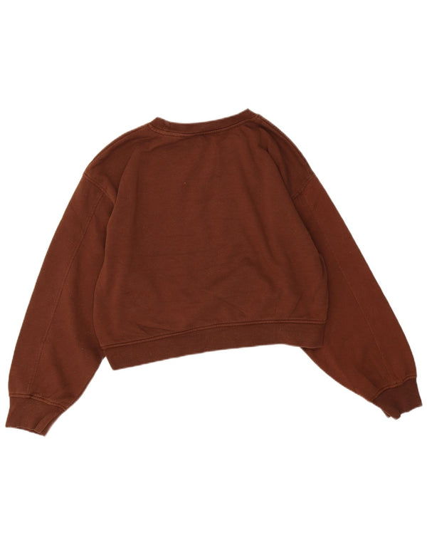 Sweter damski Zara UK 16, duży, brązowy