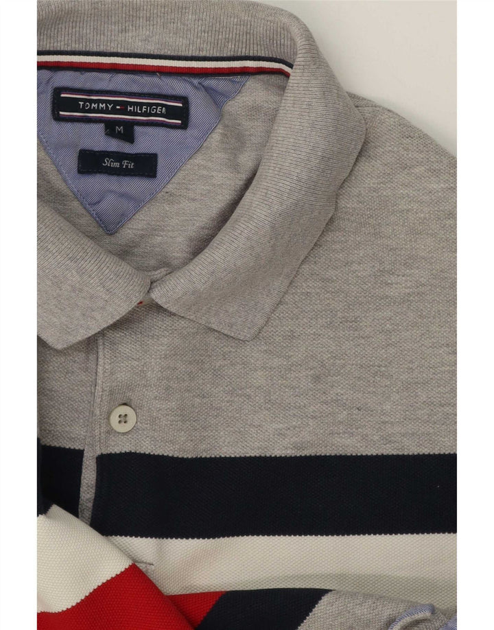 Męska koszulka polo Slim Fit Tommy Hilfiger w kolorze średnioszarym