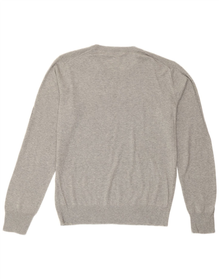 Męski sweter Diesel z grafiką i okrągłym dekoltem XL, szary