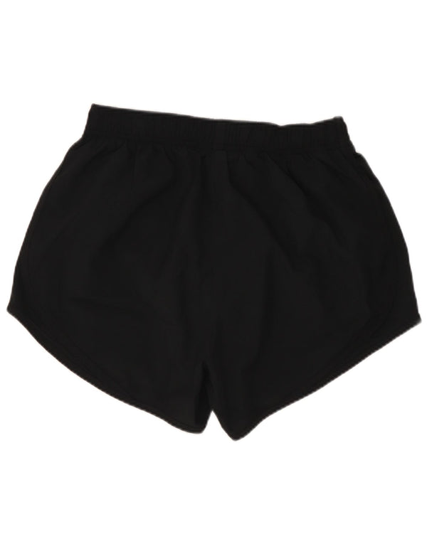 Damskie spodenki sportowe NIKE Dri Fit UK 10, małe, czarne, poliestrowe