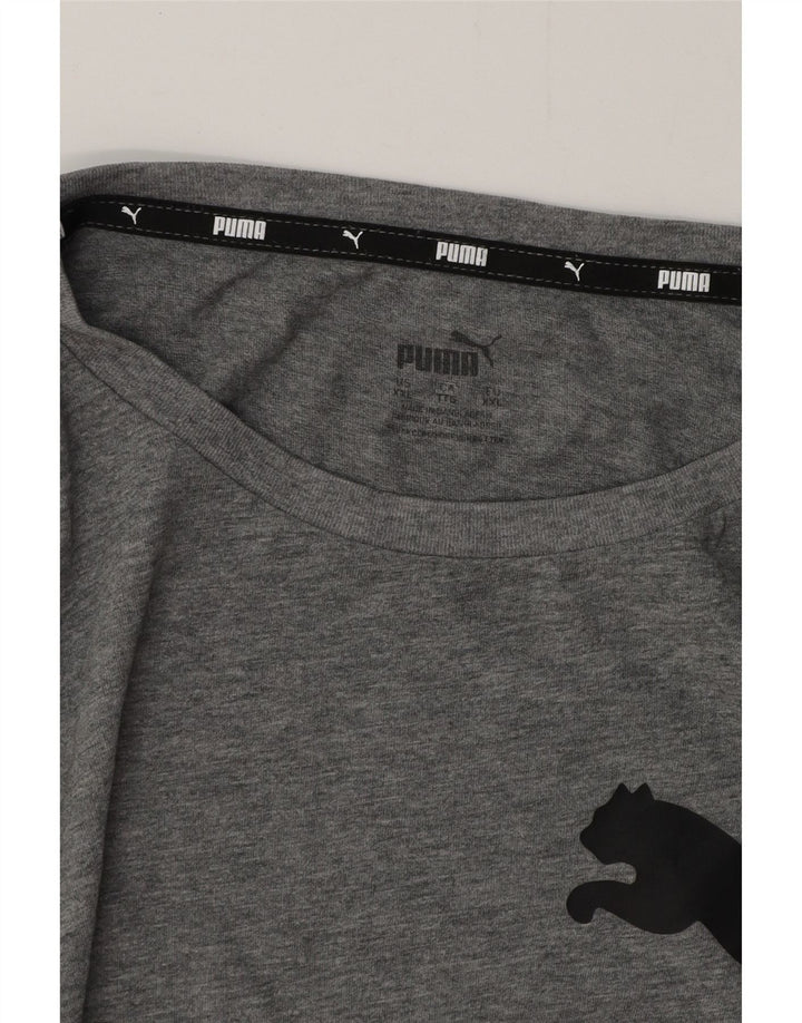 Męski T-shirt z grafiką PUMA Top 2XL Szary