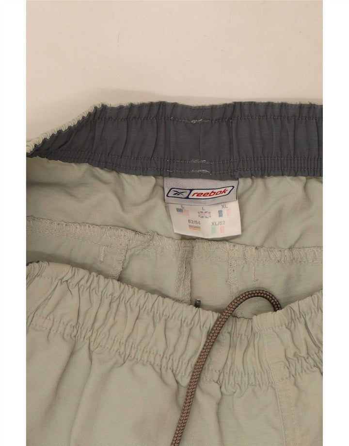 Męskie spodenki sportowe Reebok, duże, szare