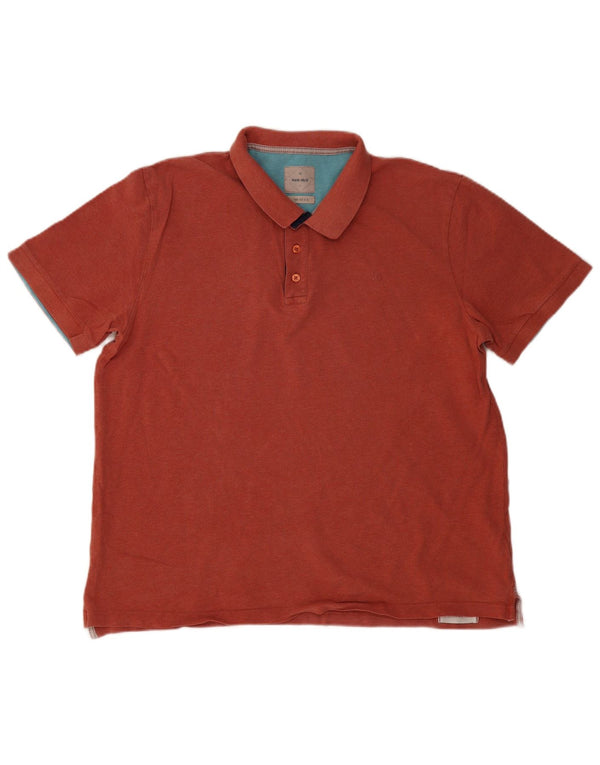 Męska koszulka polo XL WHITE STUFF XL Bordowa, bawełniana