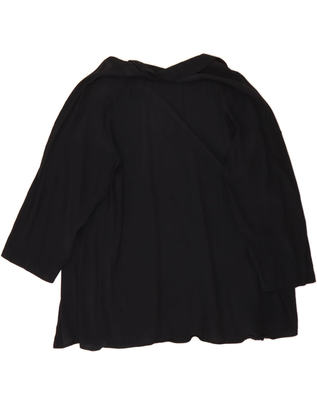 VINTAGE Womens Longline Oversized Blazer Jacket IT 47 Large Black Vintage Vintage and Second-Hand Vintage from Messina Hembry 