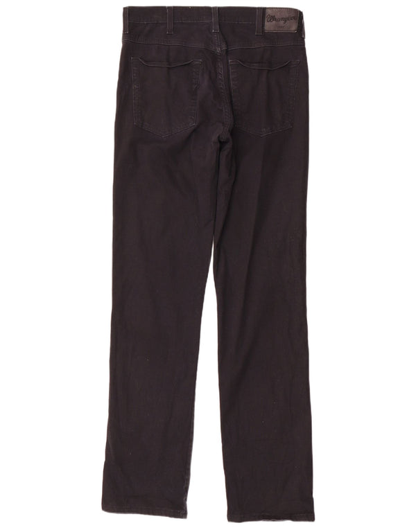 Męskie spodnie typu casual Wrangler Arizona W33 L34, czarne, bawełniane