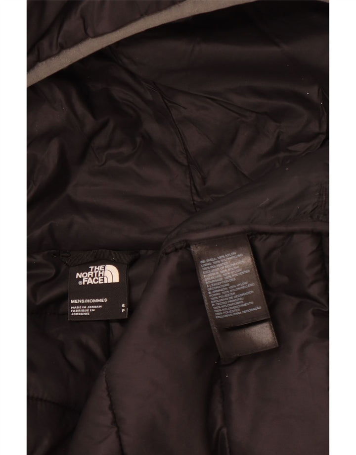Męska ocieplana kurtka z kapturem THE NORTH FACE UK 36, mały, czarny nylon