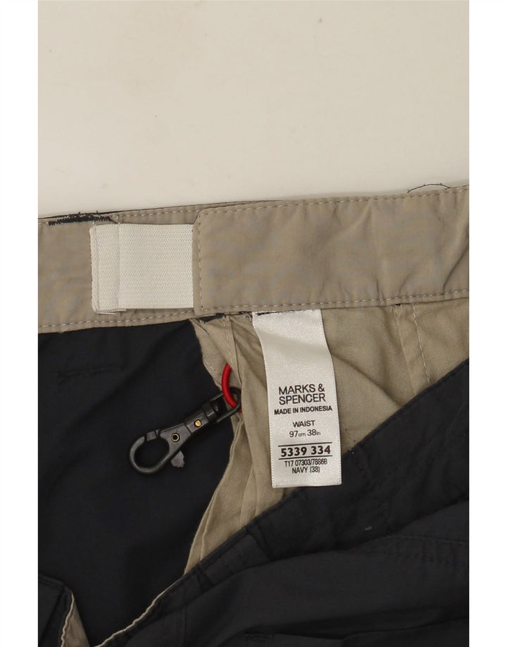 Męskie spodenki cargo MARKS & SPENCER W38 XL, szara bawełna