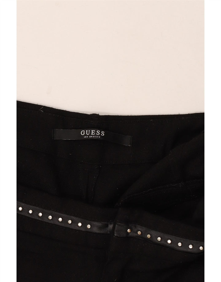 Spodnie damskie Guess Slim Chino UK 16, duże, czarne