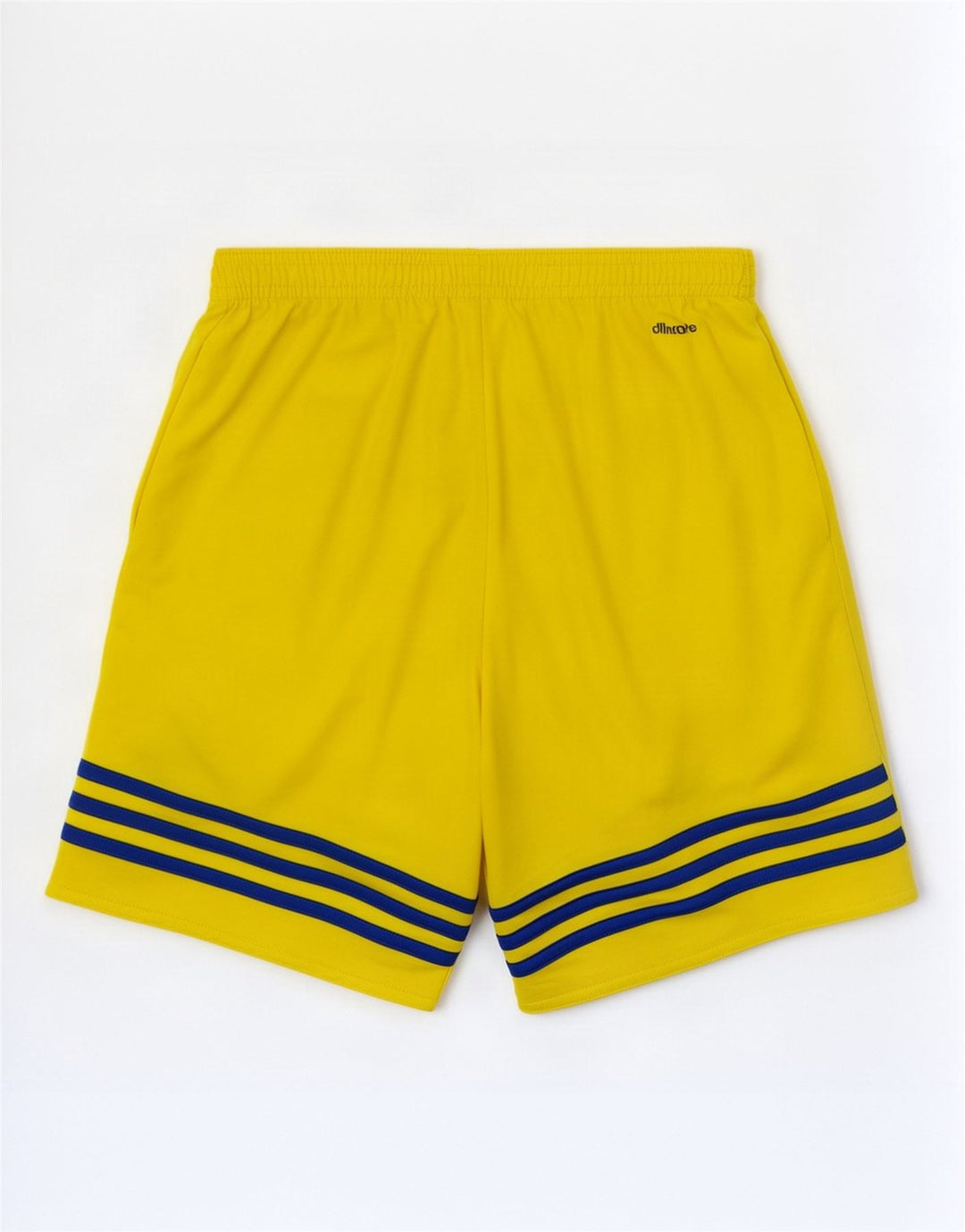 Męskie spodenki sportowe Adidas Climalite, małe, żółte, poliestrowe