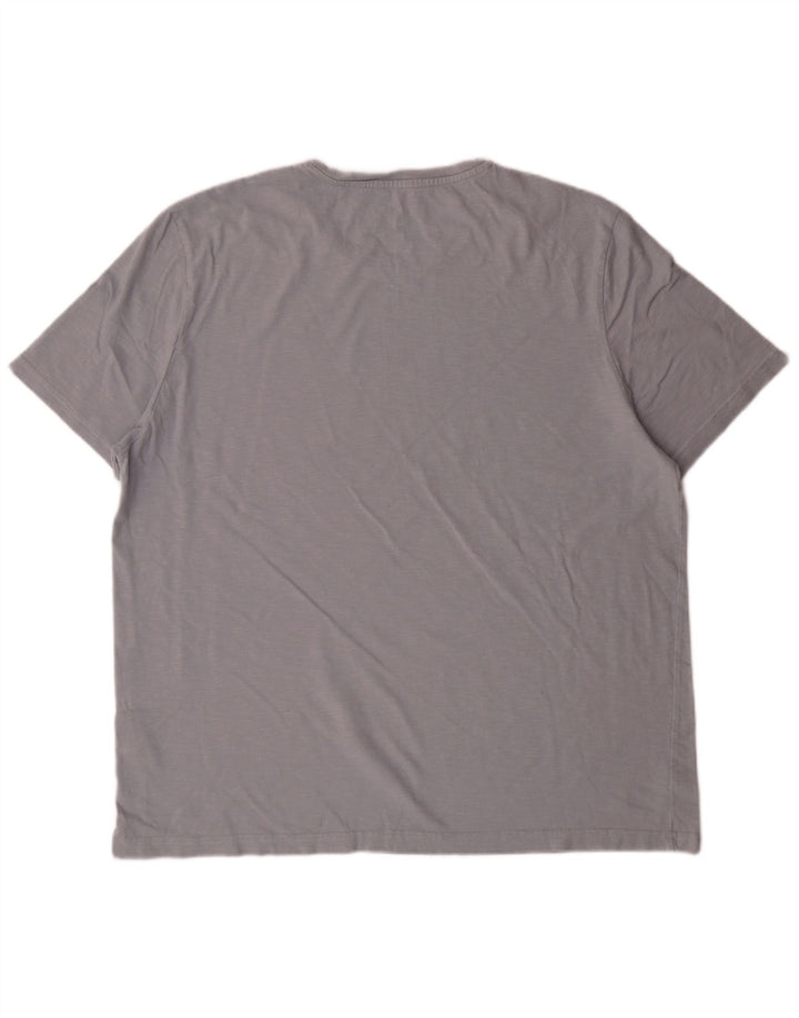 Damska koszulka z grafiką Fat Face Top 3XL Szary, bawełniany motocykl