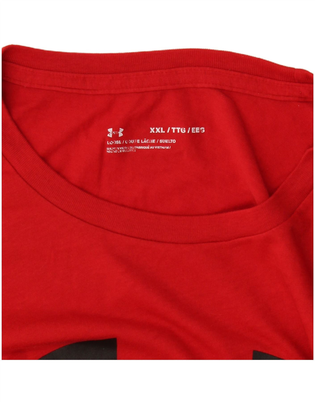 Męski T-shirt z grafiką Under Armour 2XL w kolorze czerwonym