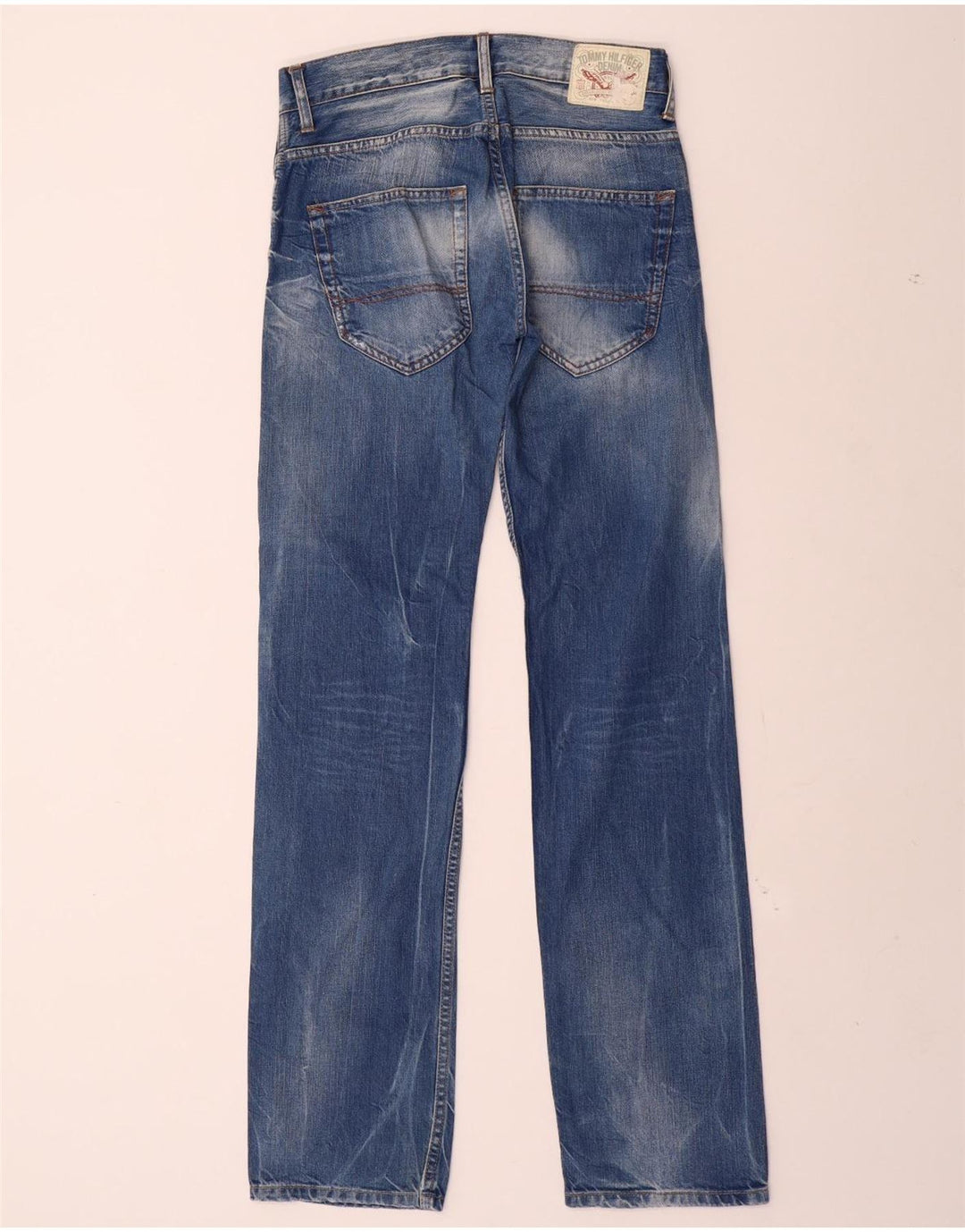 Męskie dżinsy Tommy Hilfiger Ryder Regular Straight W30 L34 Niebieska bawełna