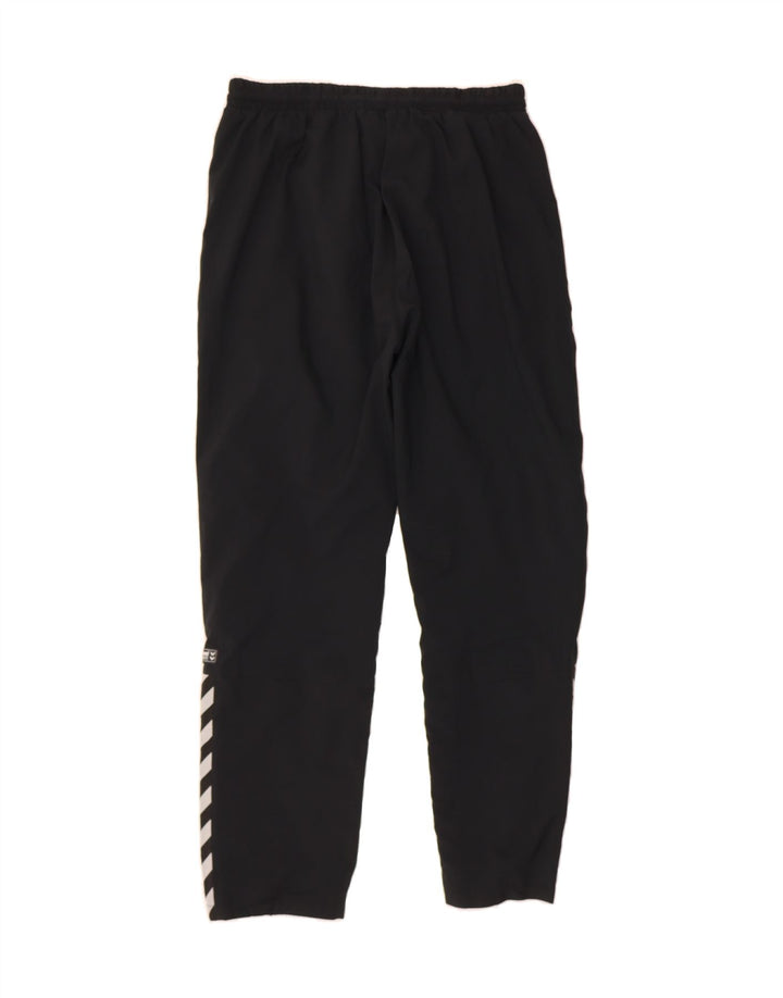 HUMMEL Mens Tracksuit Trousers Small  Black Polyester Vintage Hummel and Second-Hand Hummel from Messina Hembry 