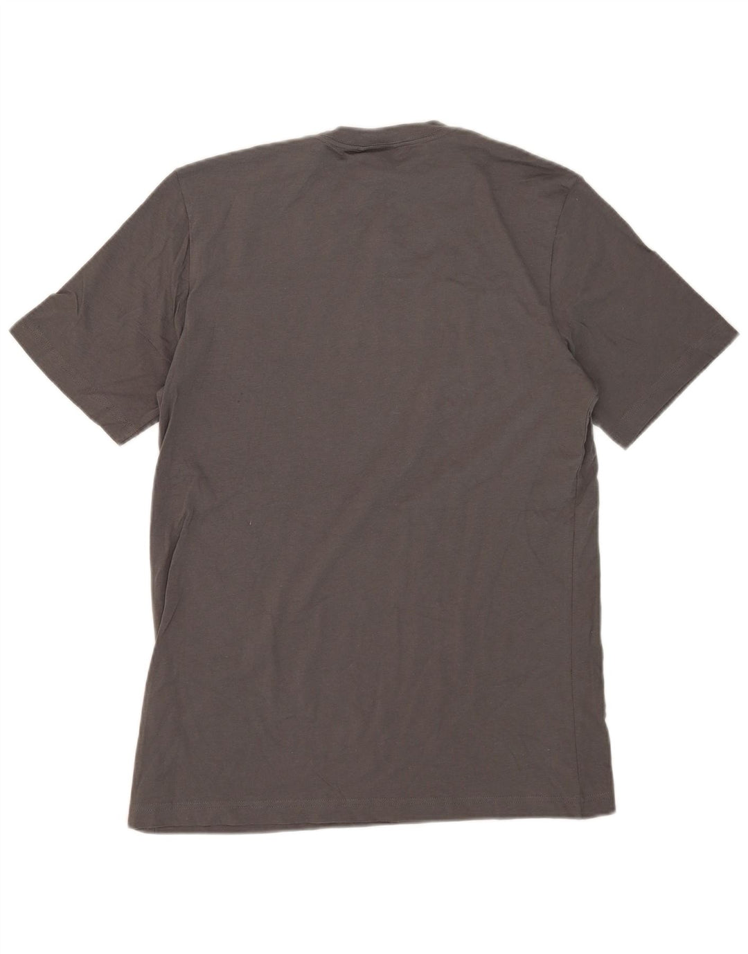Męski T-shirt z grafiką ADIDAS, mały, szary, bawełniany