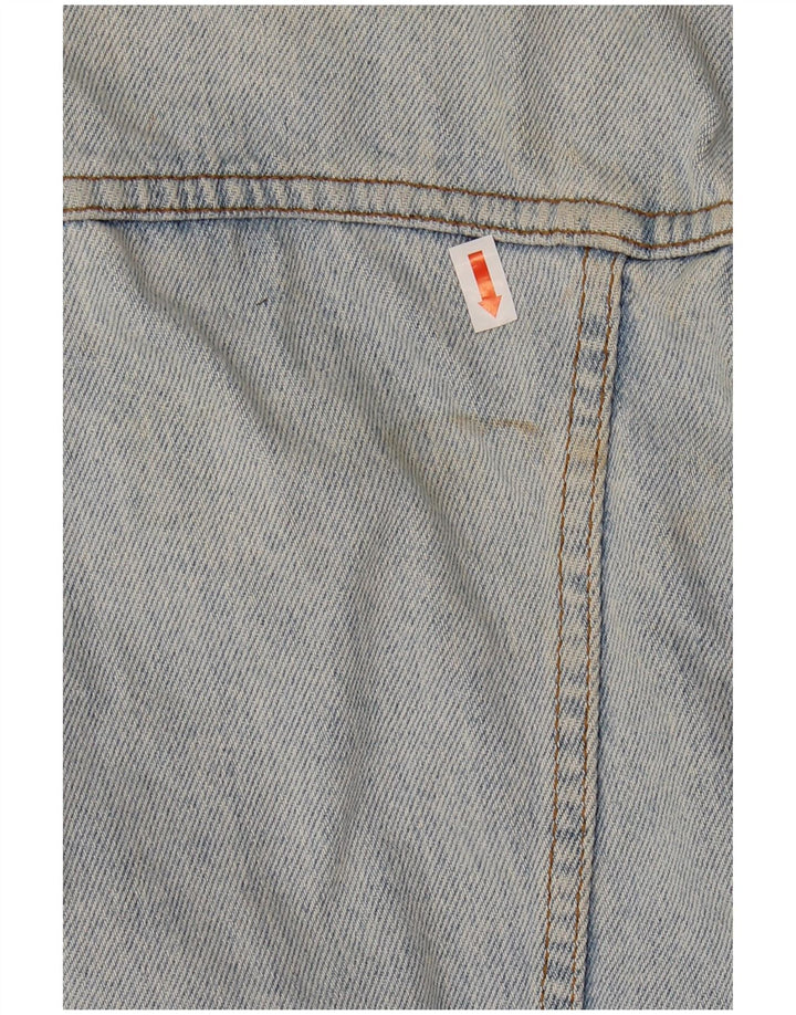 RIFLE Mens Denim Jacket UK 40 Large Blue