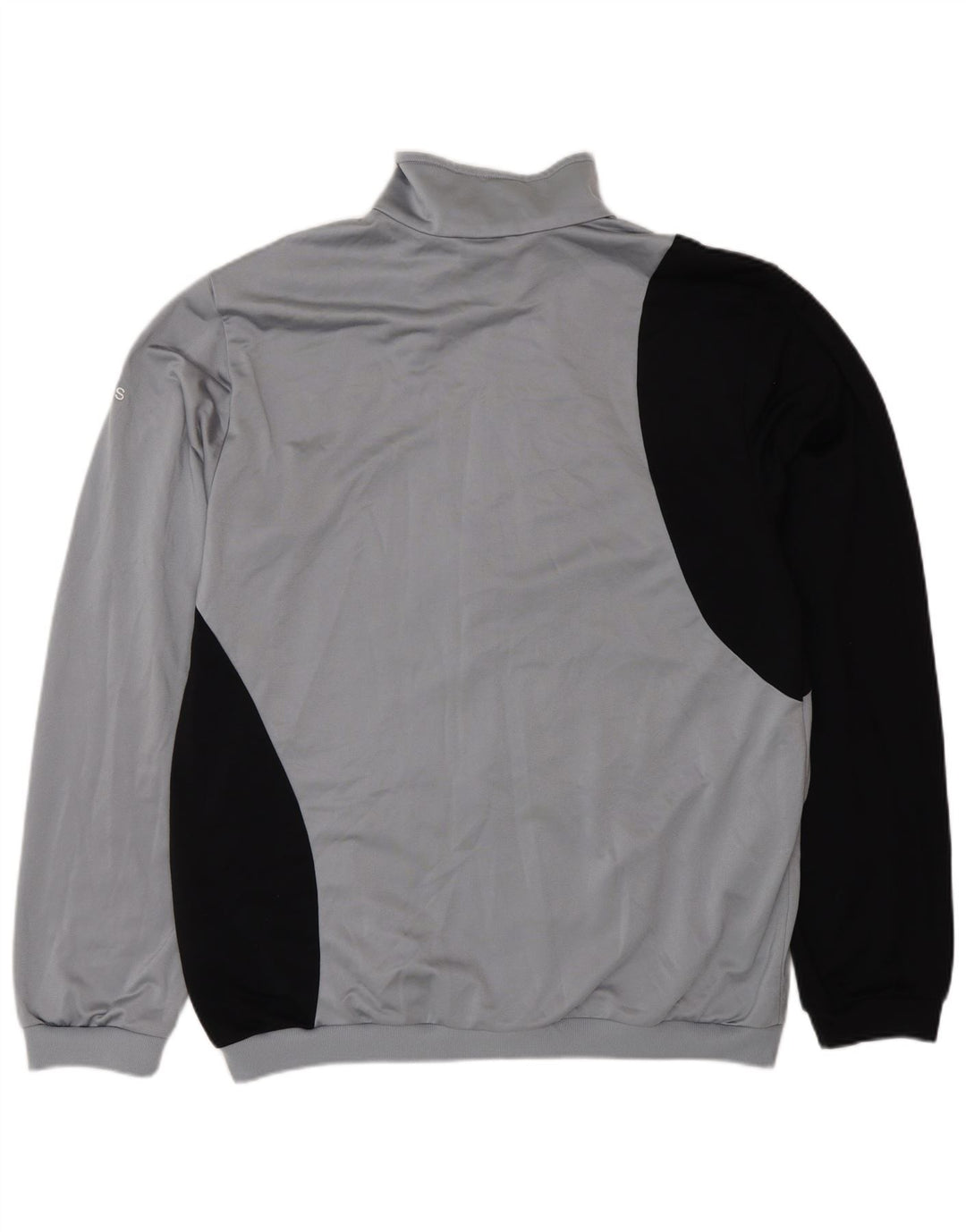 Męska kurtka dresowa ADIDAS UK 46/48 XL, szary poliester