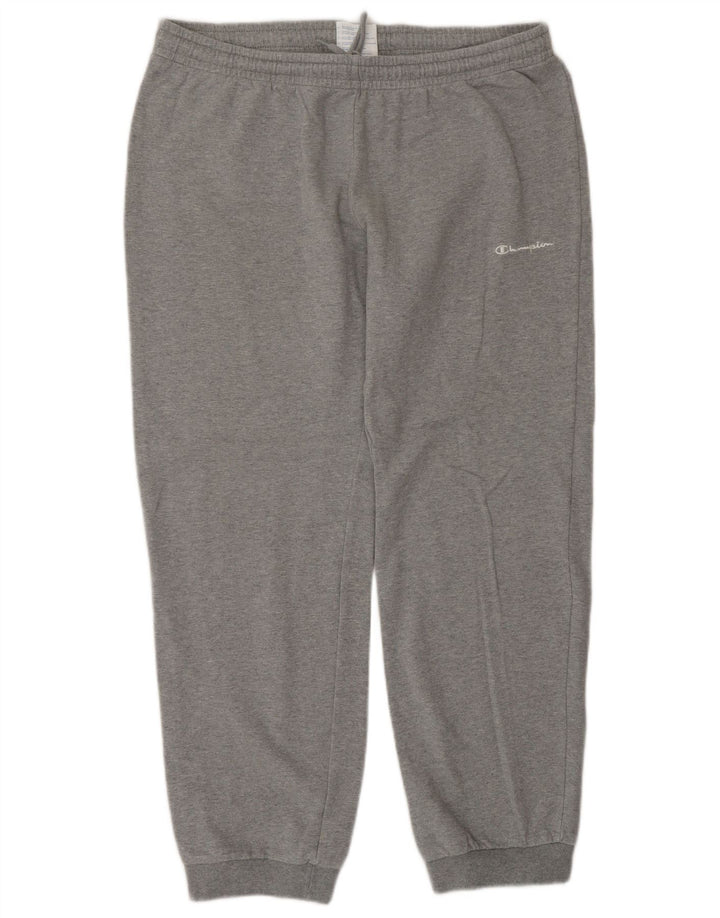 Damskie spodnie dresowe Champion Joggers XL, szara, nakrapiana bawełna