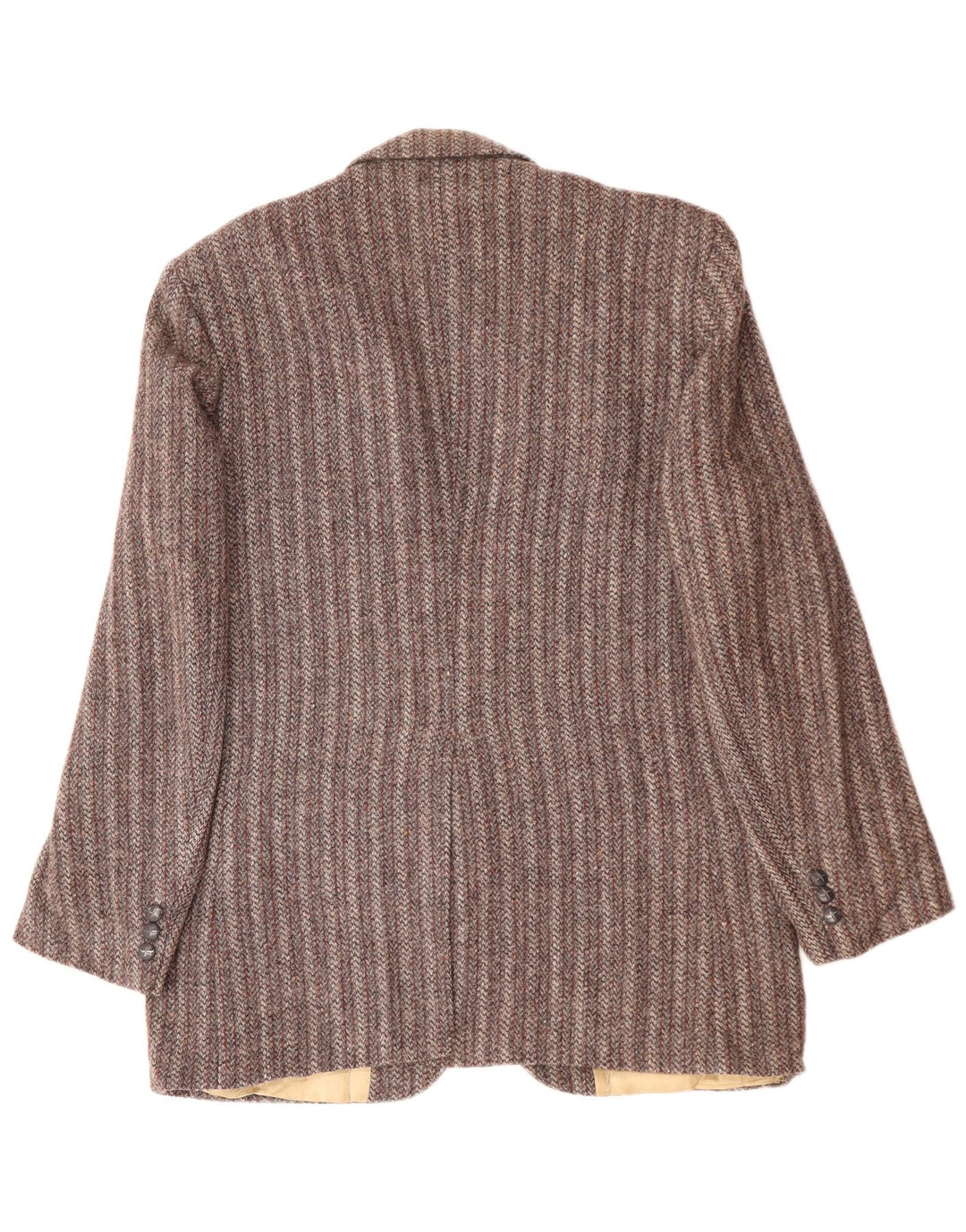 Męska marynarka zapinana na 2 guziki HARRIS TWEED UK 38 w średnie szare paski