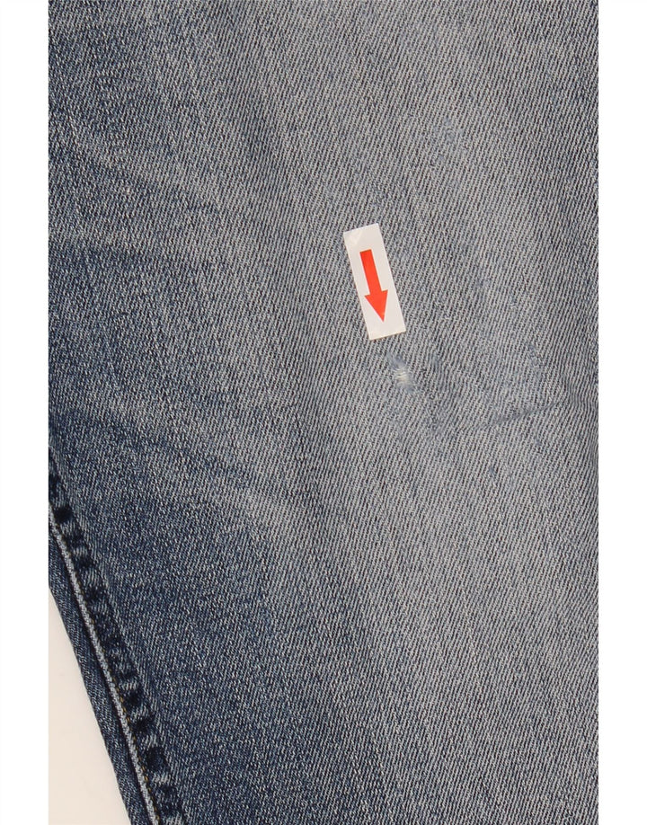 Damskie jeansy Lee Daren Straight W34 L30 Niebieskie bawełniane