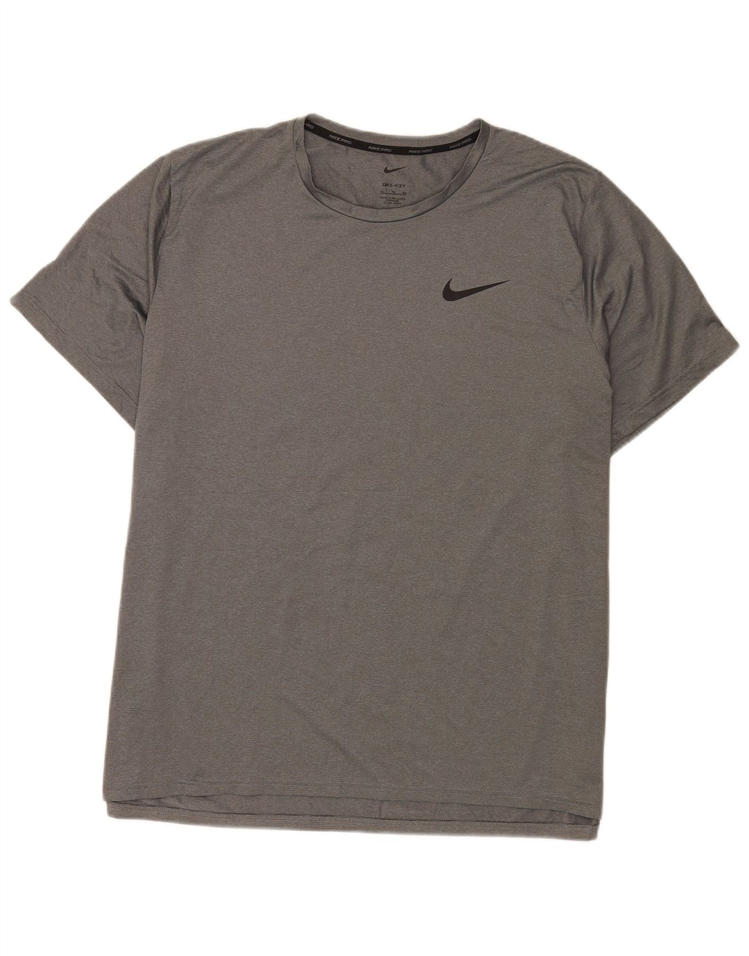 Męski T-shirt Nike Dri Fit Top XL, szary, nakrapiany poliester