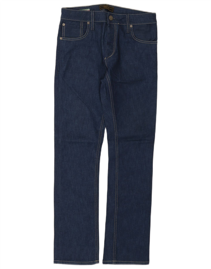 Męskie proste dżinsy Jack & Jones W29 L30 Niebieskie bawełniane