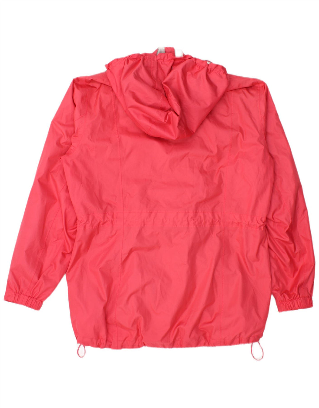 BONPRIX COLLECTION Womens Hooded Rain Jacket UK 16 Large Pink Polyester