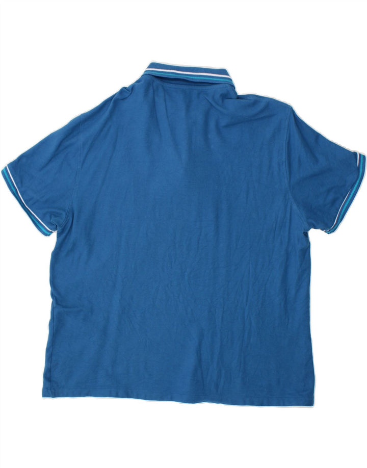 LOTTO Mens Polo Shirt XL Blue Cotton Vintage Lotto and Second-Hand Lotto from Messina Hembry 