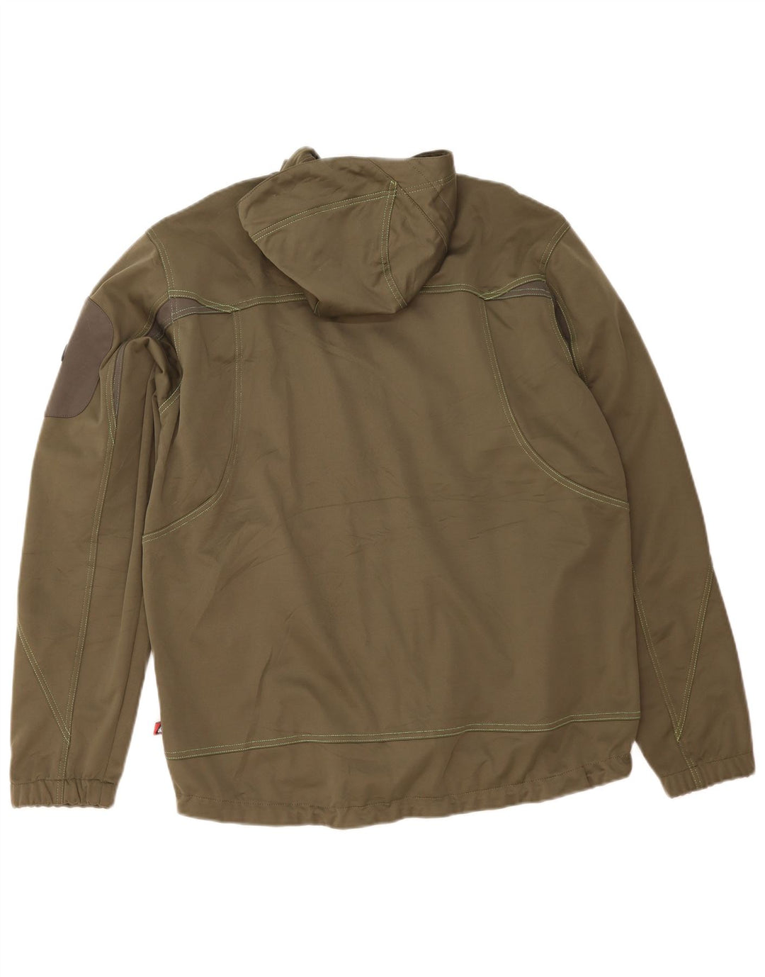 Męska bluza dresowa z kapturem OCK XL, poliester khaki