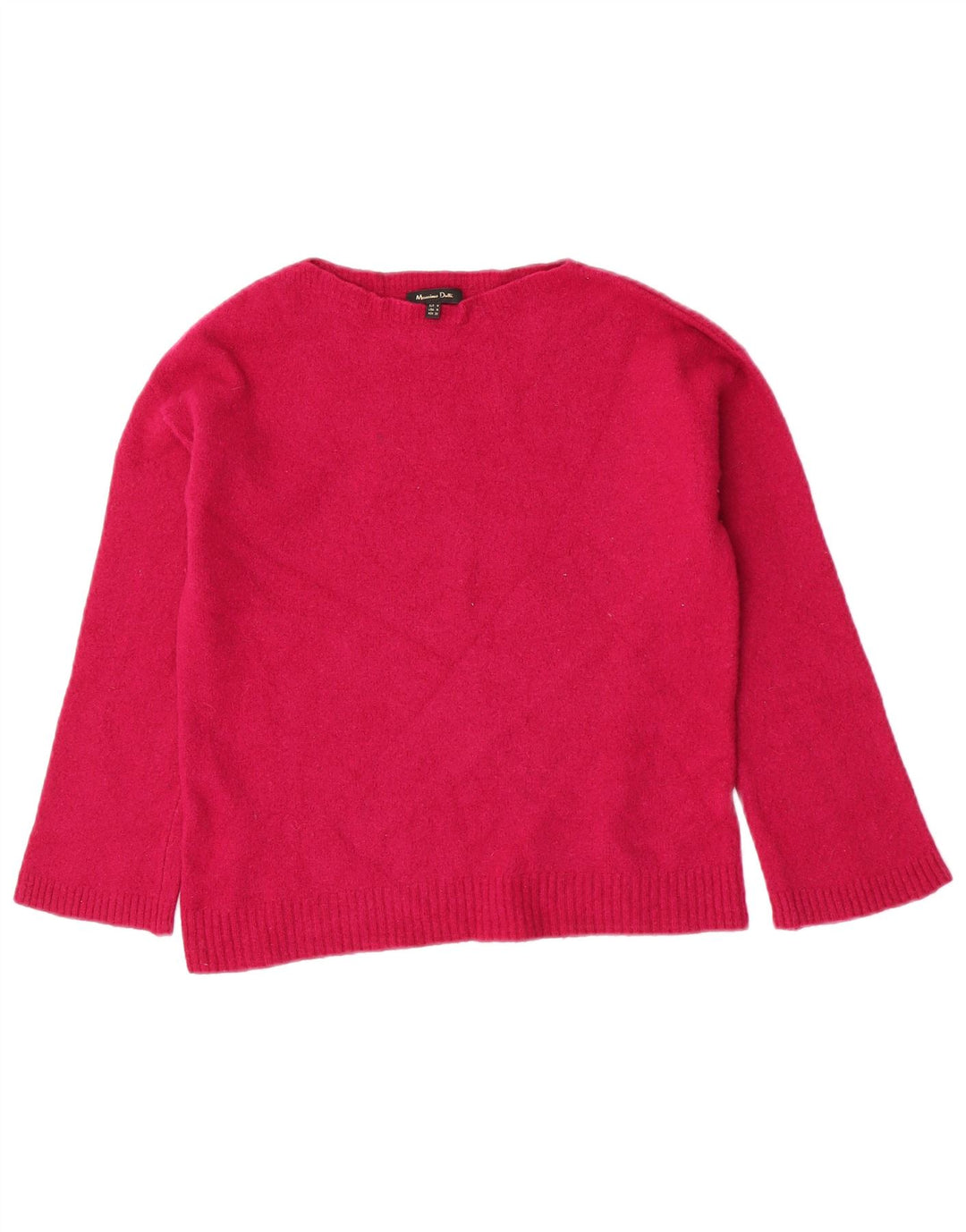 Sweter damski Massimo Dutti z dekoltem w łódkę UK 12, średni róż