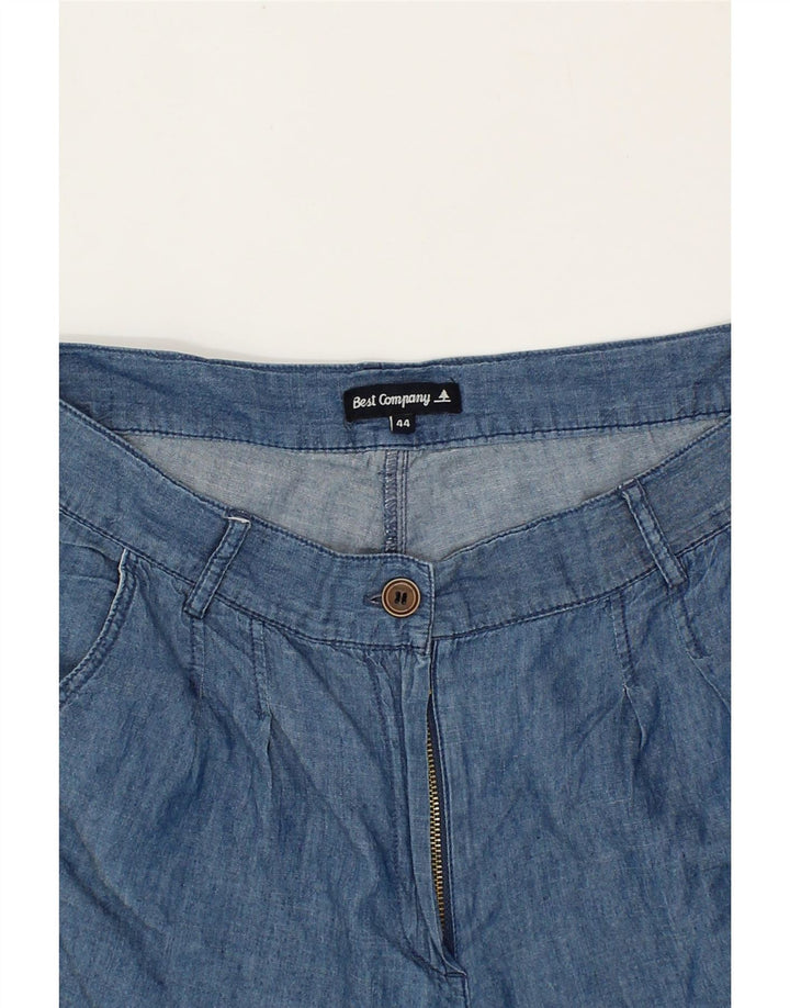 BEST COMPANY Womens Chino Shorts IT 44 Medium W30  Blue Cotton Vintage Best Company and Second-Hand Best Company from Messina Hembry 