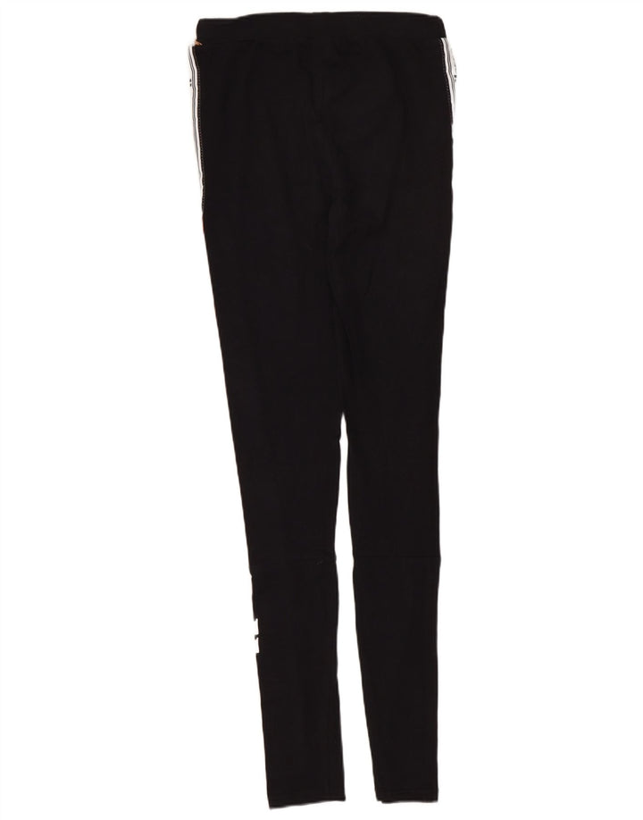 Damskie legginsy Ellesse Graphic UK 4 XS, czarne, bawełniane z blokami kolorów