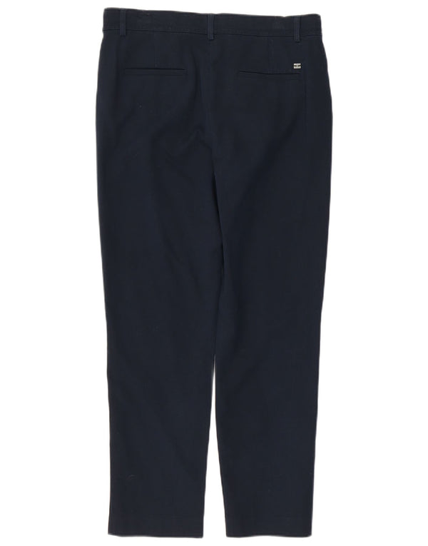 Spodnie damskie Tommy Hilfiger Slim Chino Medium W30 L26 Granatowa bawełna