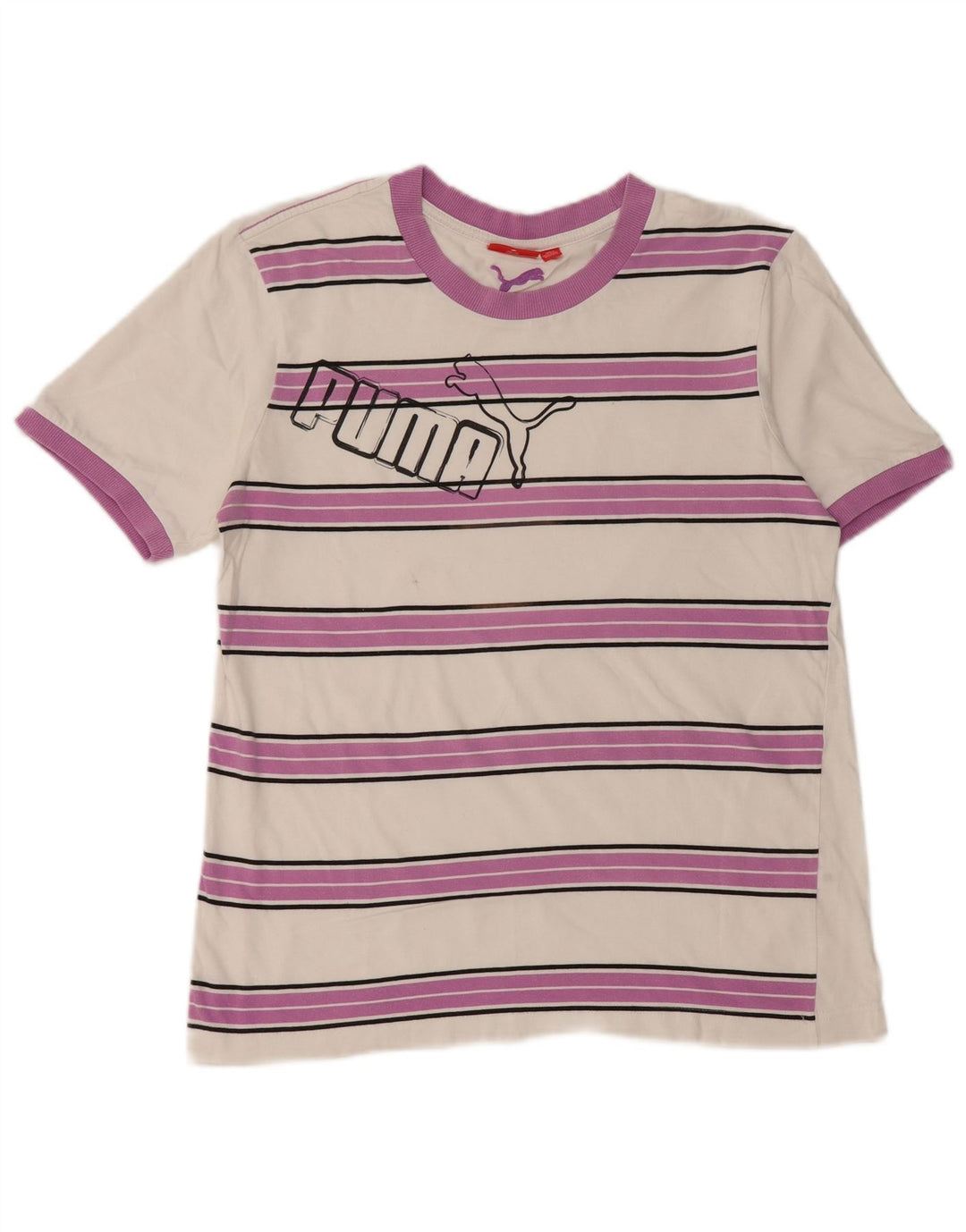 Męski T-shirt PUMA Top w średnie białe paski