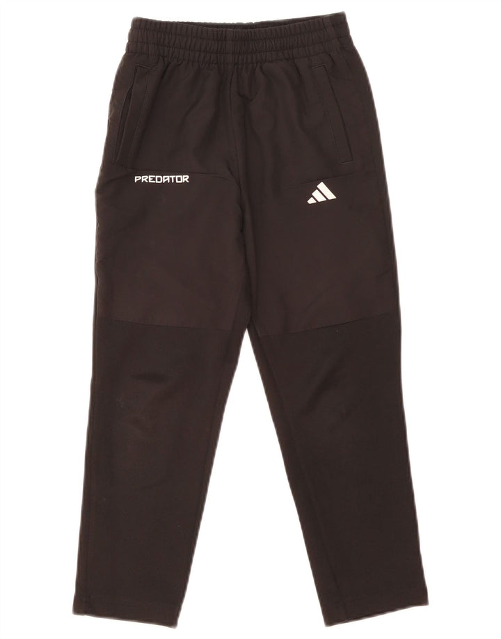 Adidas Chłopięce Spodnie Dresowe 7-8 Lat Czarny Poliester