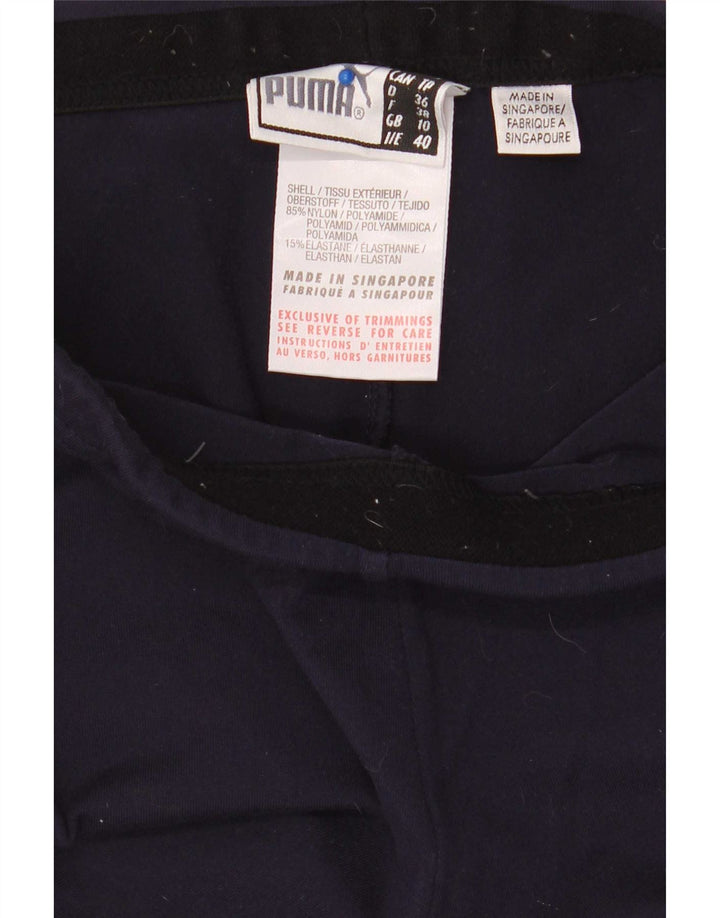 Damskie legginsy Capri Puma UK 10, małe, granatowe, nylonowe