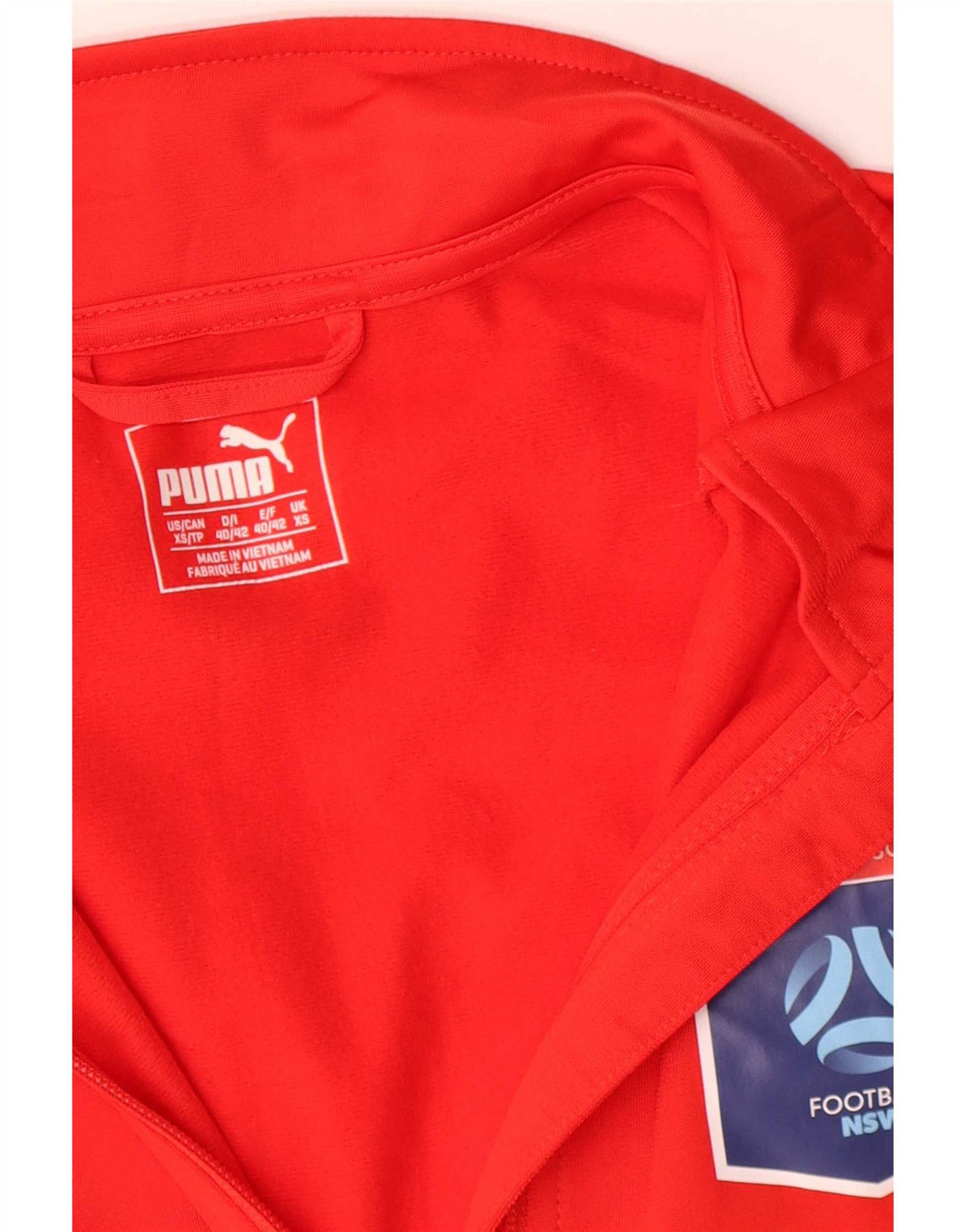 Męska kurtka dresowa Puma XS czerwona