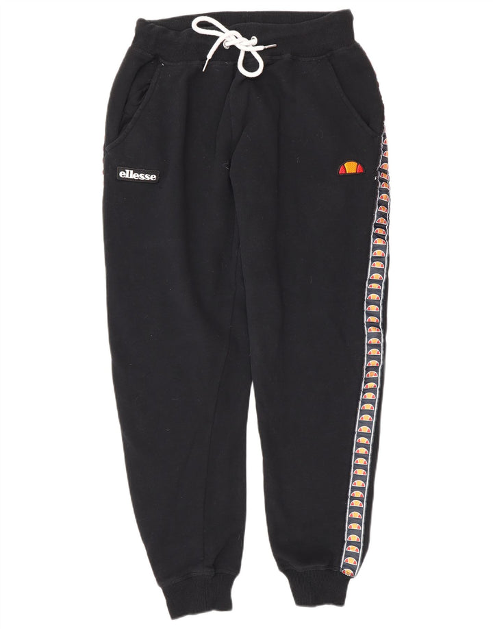 Damskie spodnie dresowe Ellesse Graphic Joggers UK 10 Small Black Cotton