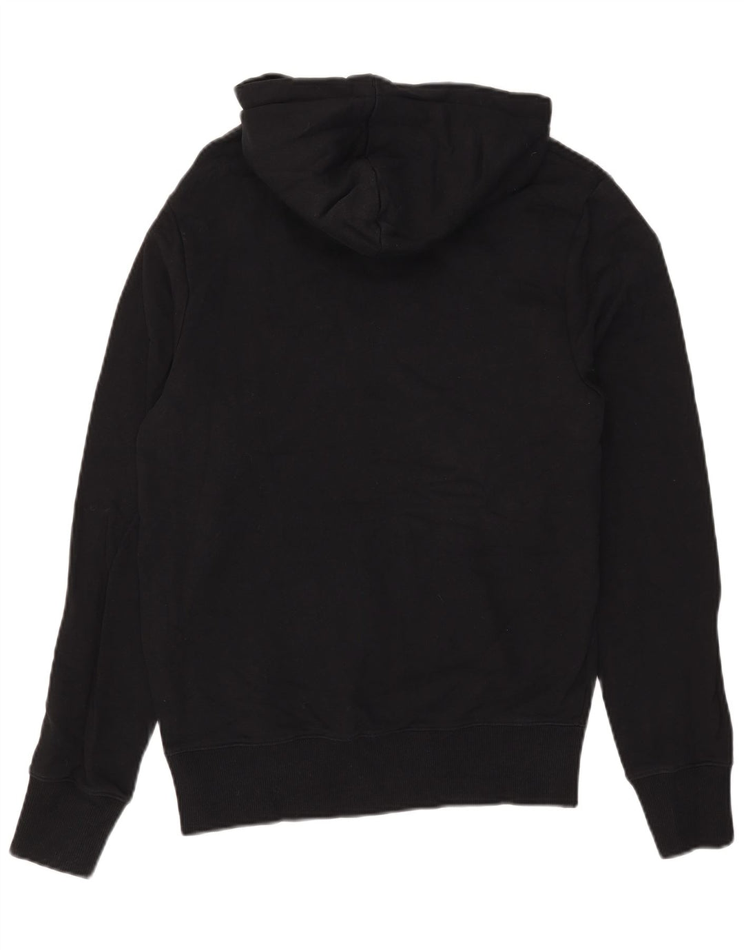 Męski sweter z kapturem i grafiką Fred Perry, mały, czarny, bawełniany