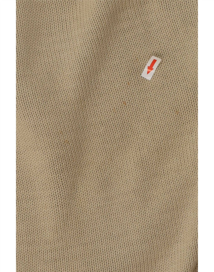 Męski sweter z golfem Murphy & Nye Sailmakers w kolorze średniego beżu, bawełniany