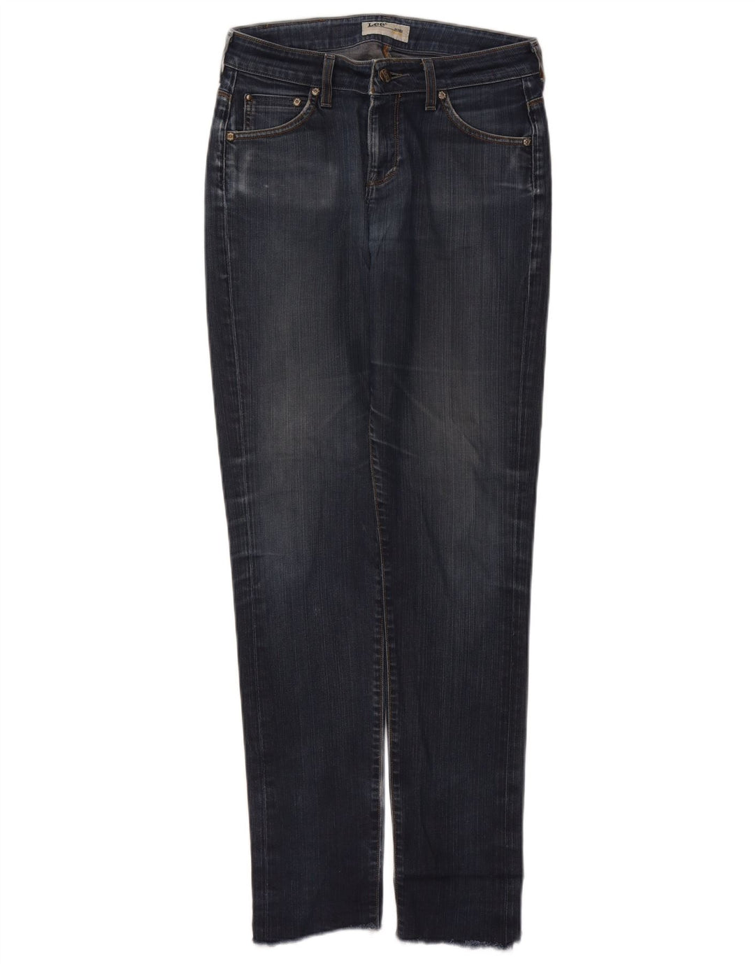 Damskie jeansy Lee Slim W28 L31 Granatowe, bawełniane