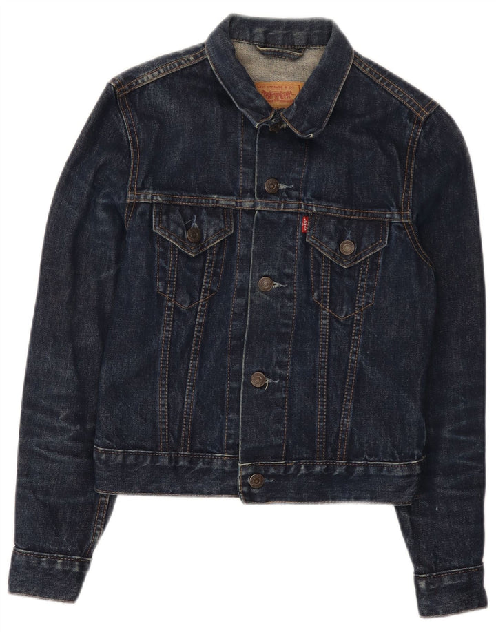 Kurtka dżinsowa Levi's dla dziewczynki 7-8 lat XS, granatowa, bawełniana