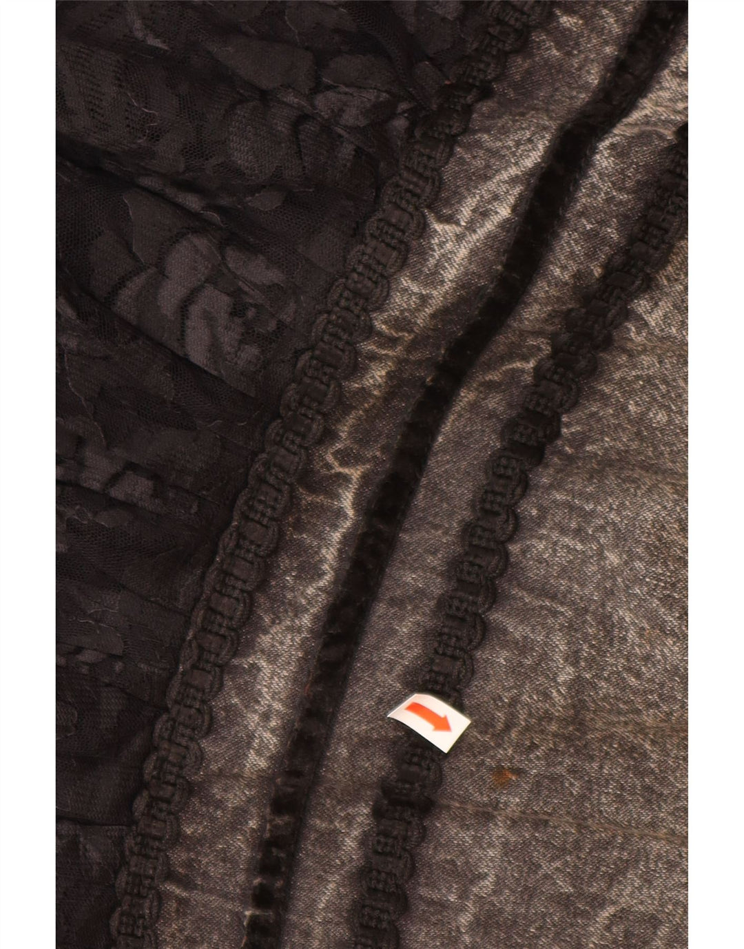 Damska spódnica dżinsowa VINTAGE W28 Średni szary