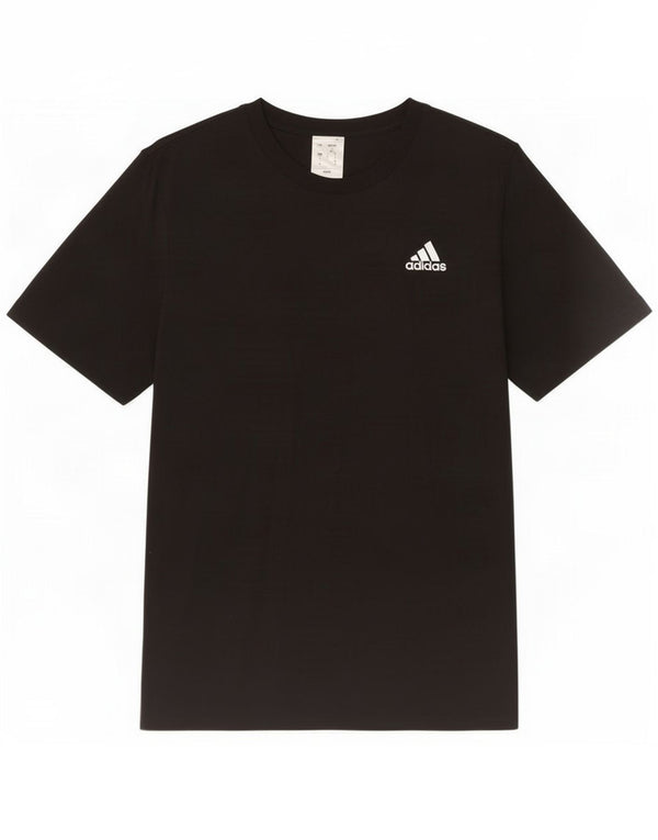 Adidas Męska Koszulka Top Mała Czarna Bawełna