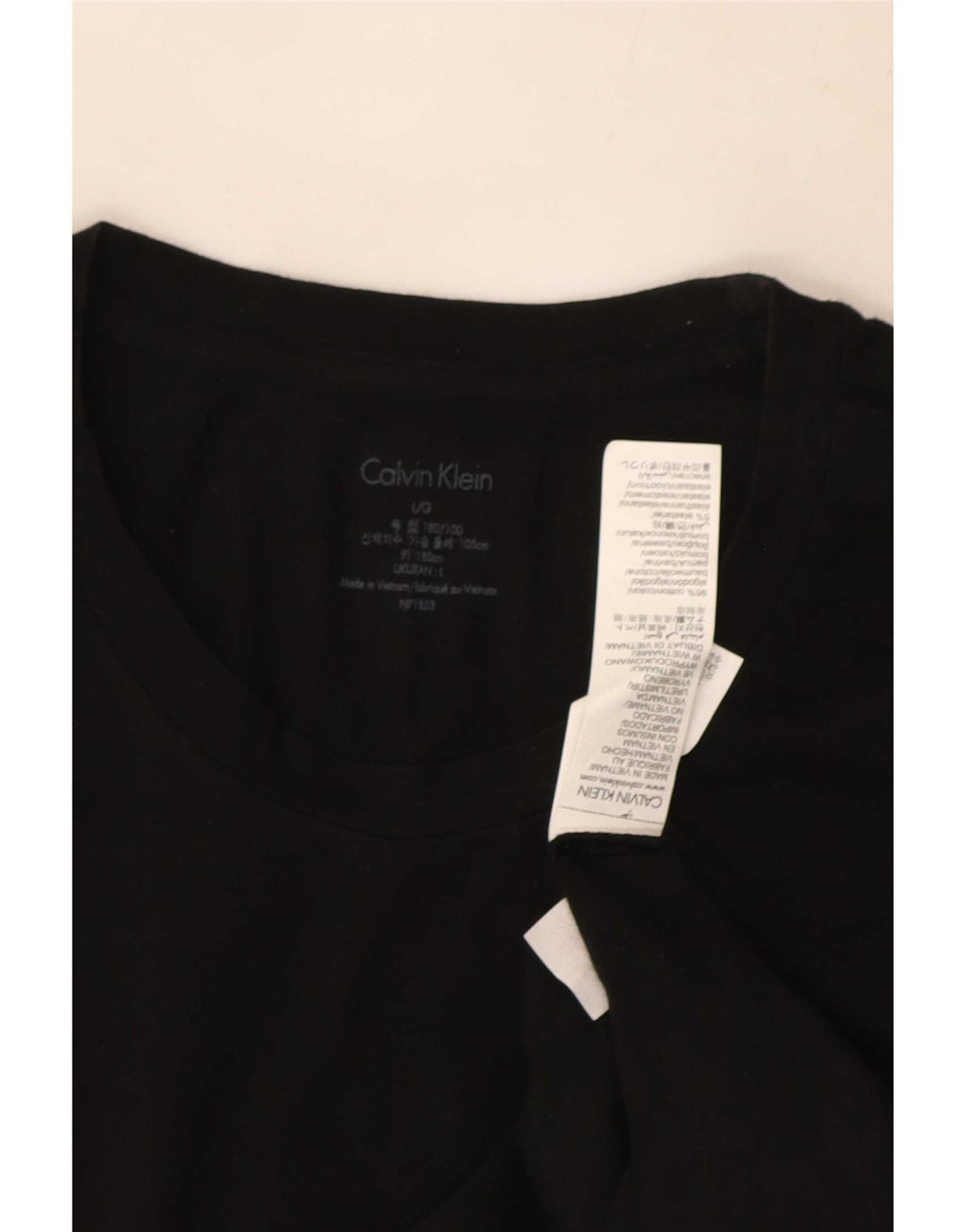 T-shirt męski Calvin Klein, duży, czarny, bawełniany