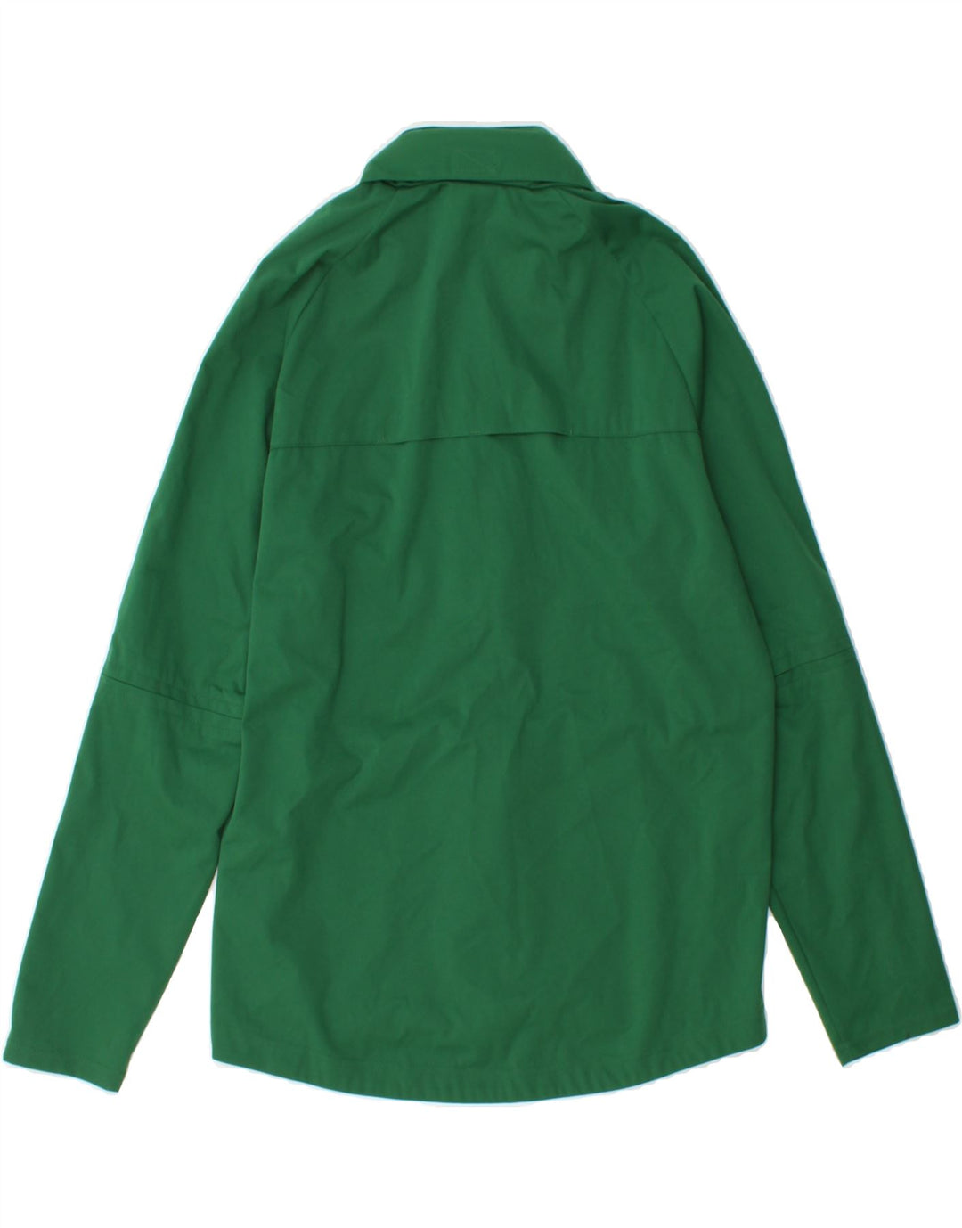 NEW BALANCE Boys Hooded Rain Jacket 13-14 Years XL Green Polyester Vintage New Balance and Second-Hand New Balance from Messina Hembry 
