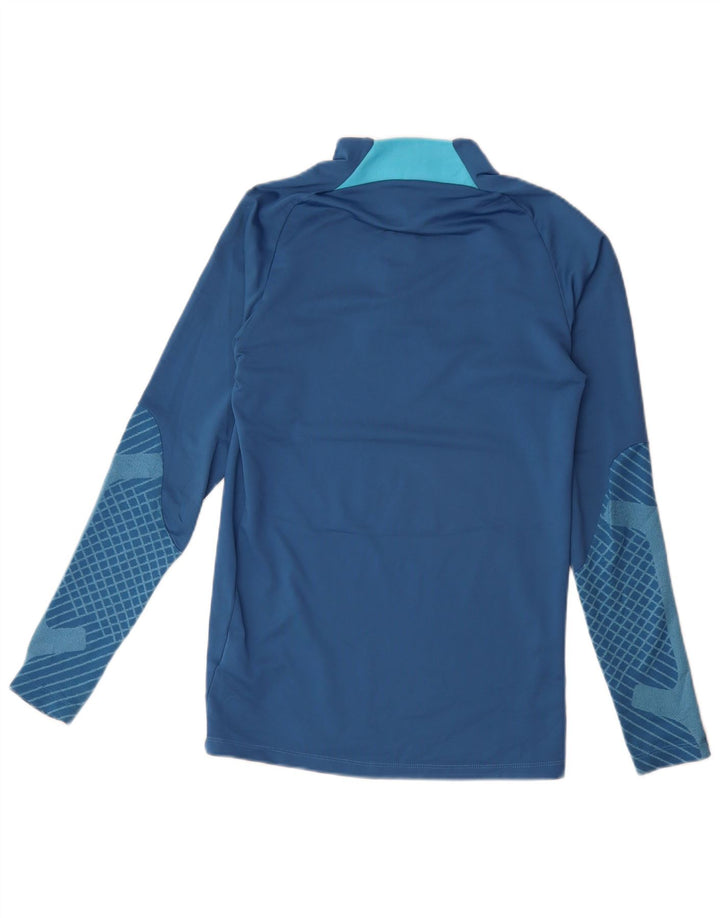 Męski dres Nike Dri Fit Zip Neck Slim Pullover Top XS Niebieski geometryczny