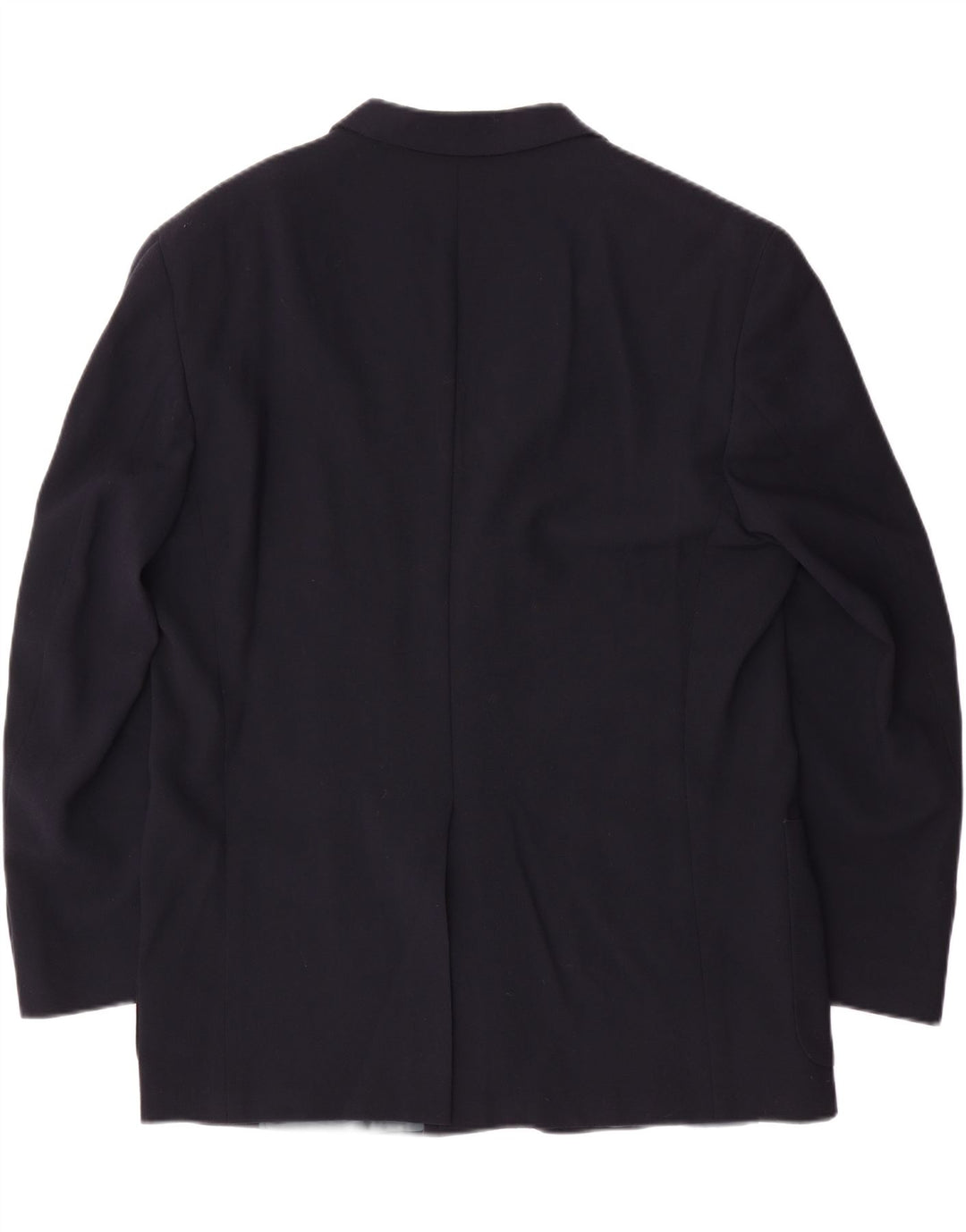 DANIEL HECHTER Męska marynarka zapinana na 3 guziki IT 52 XL Granatowa, dziewicza wełna